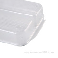 Transparent 5 Compartment Refrigerator Drawer Tray